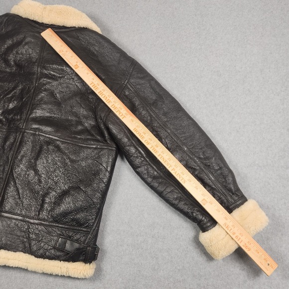 Vintage USAF Pilot Jacket Type G8 XL Genuine Sheepskin Lining Made In Turkey - Picture 16 of 16